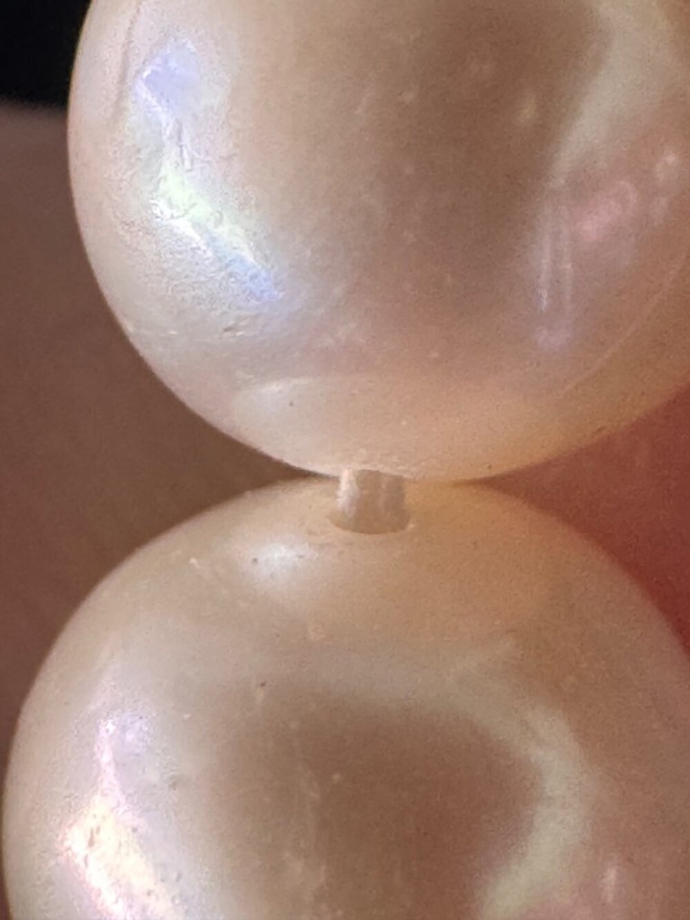 Genuine Cultured Freshwater Pearl Necklace 52” Long Rope 8mm 182 Pearls - Picture 5 of 13